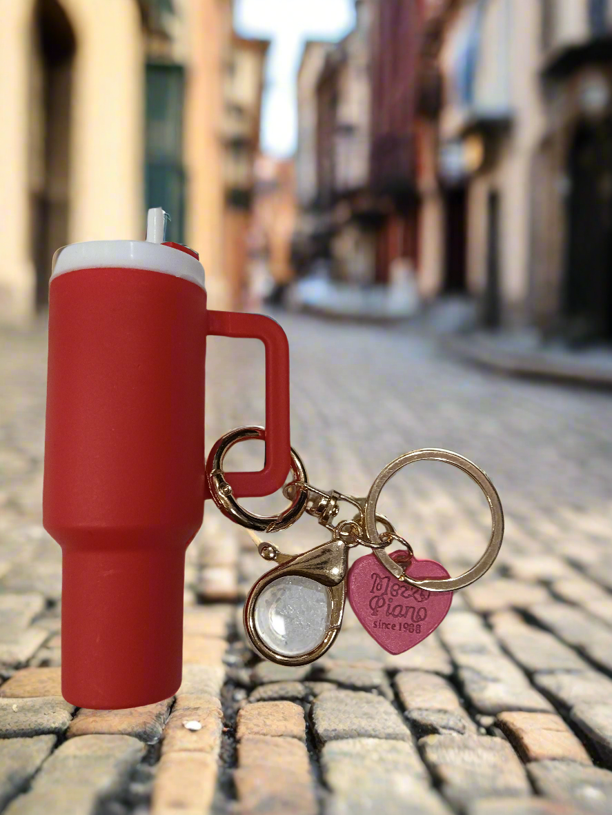Mini Tumbler Keychain With Heart
